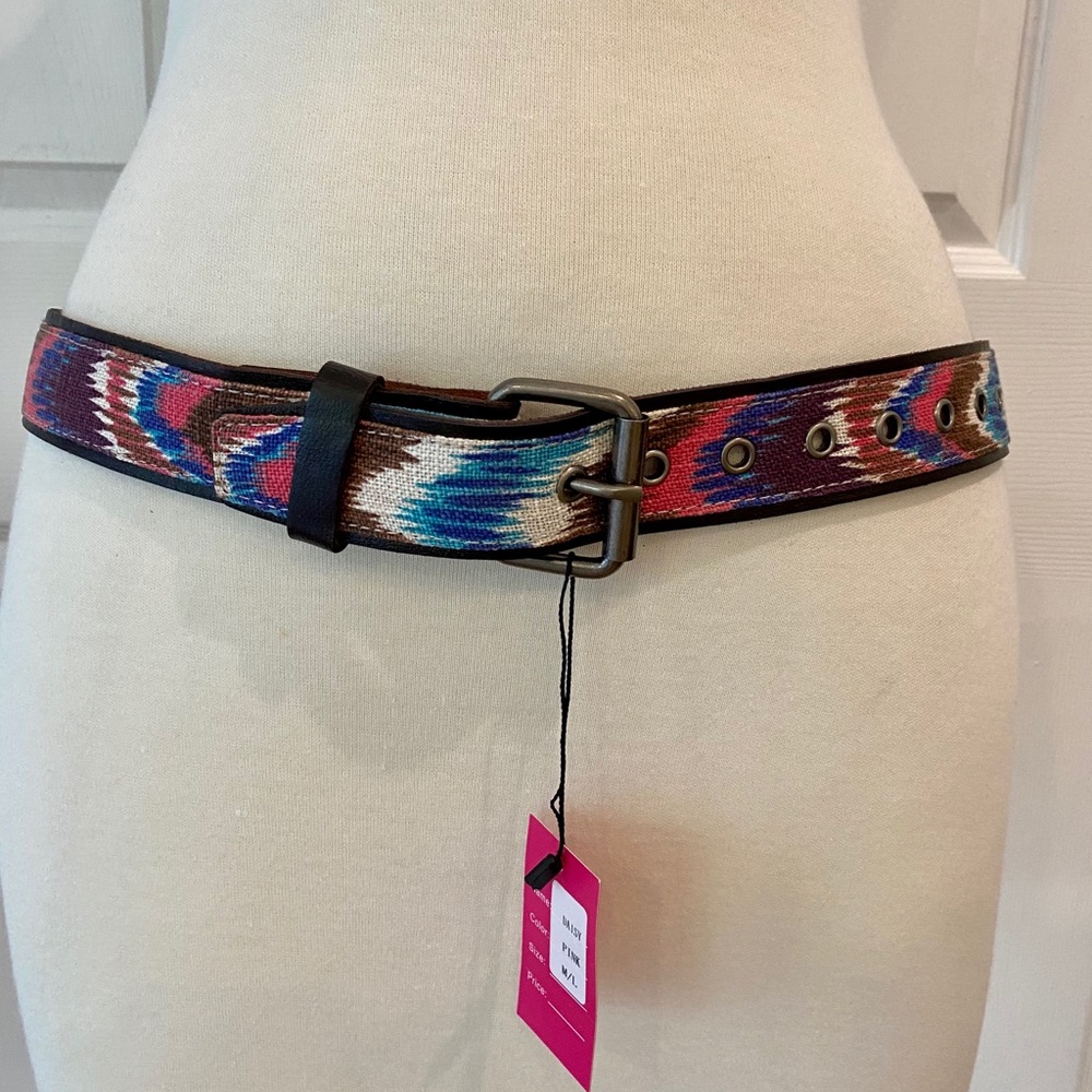NWT ELISE M BOHO STYLE SUEDE JEAN BLT SM or ML